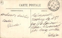 CPA Militaria Guerre de 1870 Avranches Le monument du souvenir Francais