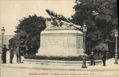 Vintage Postcard Militaria War of 1870 Verdun on Meuse the monument of defense