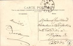 Postal Militaria Guerra de 1870 Belfort Monumento eleva al cementerio móviles a los partidarios de Belfort