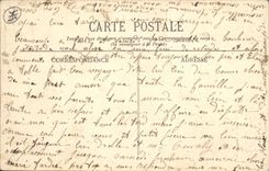 Vintage Postcard Militaria War of 1870 Bazeilles the crypt or ossuary