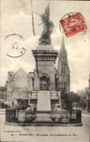 Vintage Postcard Militaria War of 1870 Mills Monument of the combatants of 1870