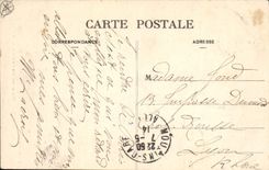 Vintage Postcard Militaria War of 1870 Mills Monument of the combatants of 1870