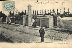 CPA Militaria Guerre de 1870 Monument de Champigny 