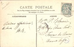 CPA Folklore Batz Costumes de paludiers Un galant paludier