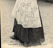 CPA Folklore Dentelliere Point d'Irlande