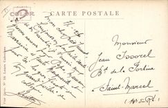 Postal Fantasia Ilustrador Dupuis Militaria Inspector de caballería alemán