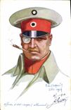 CPA Fantaisie Illustrateur Dupuis Militaria Officier d'Etat Major Allemand