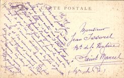 Postal Fantasia Ilustrador Dupuis Militaria Marin inglés Cornwallis