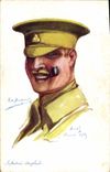 CPA Fantaisie Illustrateur Dupuis Militaria Infanterie Anglaise