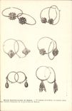 CPA Bijoux Musee archeologique de Namur Pendants d'oreilles recueillis dans des tombes franques de la province de Namur 
