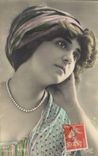 CPA Bijoux Femme