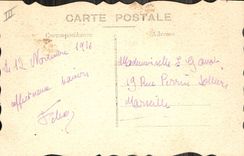 CPA Fantaisie (dessin a la main) Fleurs