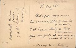 CPA Fantaisie (dessin a la main) Chaumiere