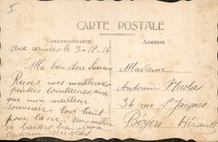 CPA Fantaisie (dessin a la main) Fleurs