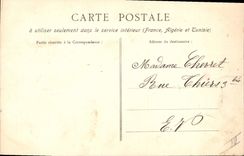 CPA Fantaisie (dessin a la main) Jardins