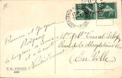 CPA Fantaisie Enfants Paques Agneau 