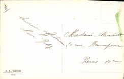 Vintage Postcard Fantasy Woman Landscape