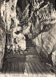 Vintage Postcard Cave Caves of the wolf higher Room Doors