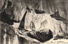 Vintage Postcard Cave Caves of the wolf Room of the Madonna Doors