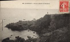 Vintage Postcard Grotte Caves Pouldu Points and cave of Kerheron