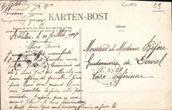 Postal Gruta Grutas el Pouldu Punta y gruta de Kerheron