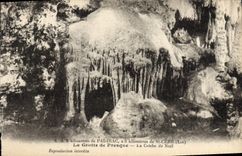 CPA Grotte Grottes de Presque La creche de Noel Padirac St Cere