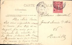 Postal Gruta Grutas de las ráfagas Cabo de Theoule