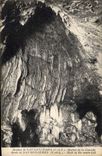 Postal Gruta Grutas de Savonnieres Roca de la cascada