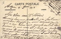 Postal Gruta Grutas Mas de Azil Interior de la gruta encendida al magnesio