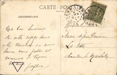 Vintage Postcard Cave Caves Thor Cave of Thouzon the white lady