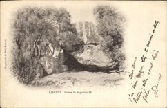 Vintage Postcard Cave of Corsica Napoleon the 1st Ajaccio Corsica Caves
