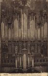 Postal Órgano Rodez Interior de la catedral los grandes órganos