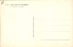 Postal Órgano Santo Puente de Varolio de Thomieres la catedral el coro