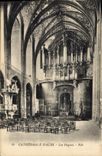 Postal Órgano Catedral de Albi los órganos