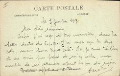 Vintage Postcard Law courts and the place of the Angouleme Mulberry tree