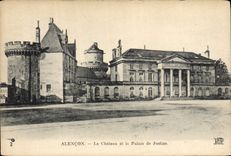 CPA Alencon Le chateau et le Palais de Justice 