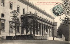 Vintage Postcard Law courts Aix in Provence Rules of Portalis and Simeon