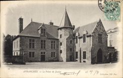 Vintage Postcard Law courts Avranches
