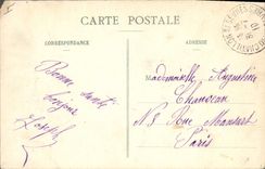 Vintage Postcard Law courts Places Angers Champ de Mars