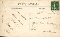 Vintage Postcard Amiens the cathedral and Law courts