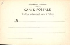 Vintage Postcard Aix in Provence Interior of the Law courts