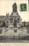 CPA Militaria Guerre de 1870 Belfort Place de la Republique Monument des Trois Sieges