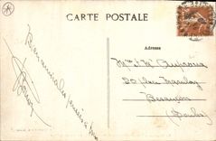 Vintage Postcard Militaria War of 1870 Rennes Monument of the Combatants to the field of Mars