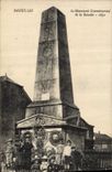 CPA Militaria Guerre de 1870 Bazezilles Le Monument commemoratif de la bataille 1870 Enfants