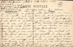 Vintage Postcard Militaria War of 1870 Belfort the Monument of the 3 Seats