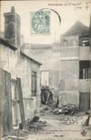 Vintage Postcard Militaria War of 1870 Champigny Ruins of a house bombardee by the Prussians