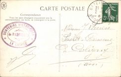 Postal Militaria Guerra de 1870 Sedan Donchery Preliminar de la capitulación de Sedan en la habitación del alcalde de Donchery