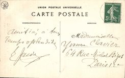 Postal Militaria Guerra de 1870 Chagey Monumento eleva a los soldados muertos para la patria a los combates