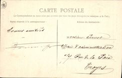 Postal Militaria Guerra de 1870 Chateauroux Monumento de los combatientes
