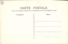 Postal Militaria Guerra de los 1870 alrededores del Raincy la ruina viejo del castillo Defensa de Avron Último vestigios